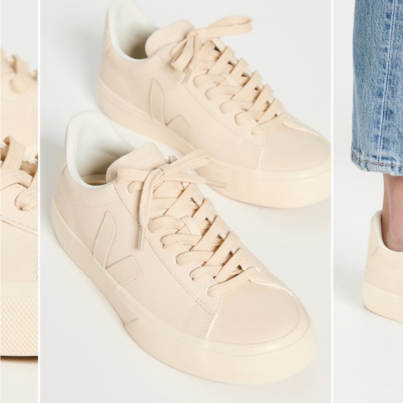 Veja x Mansur Gabriel Women's Beige Sneakers 7 - Picture 2 of 6